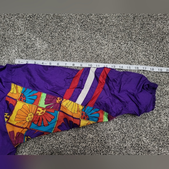 Vertical Active Purple Vintage Windbreaker Size XL(16) - Picture 9 of 12